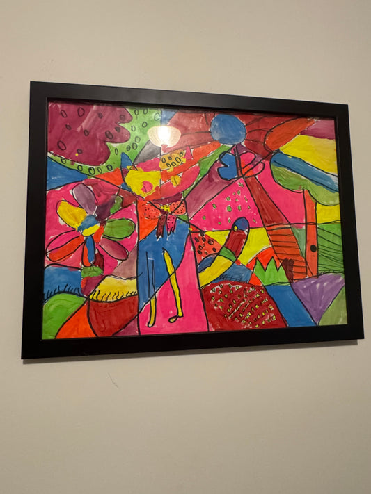 Colorful cat